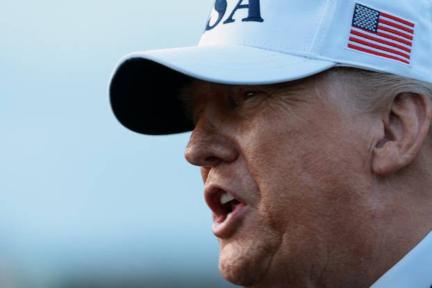 U.S. President Trump returns from Detroit, at Joint Base Andrews