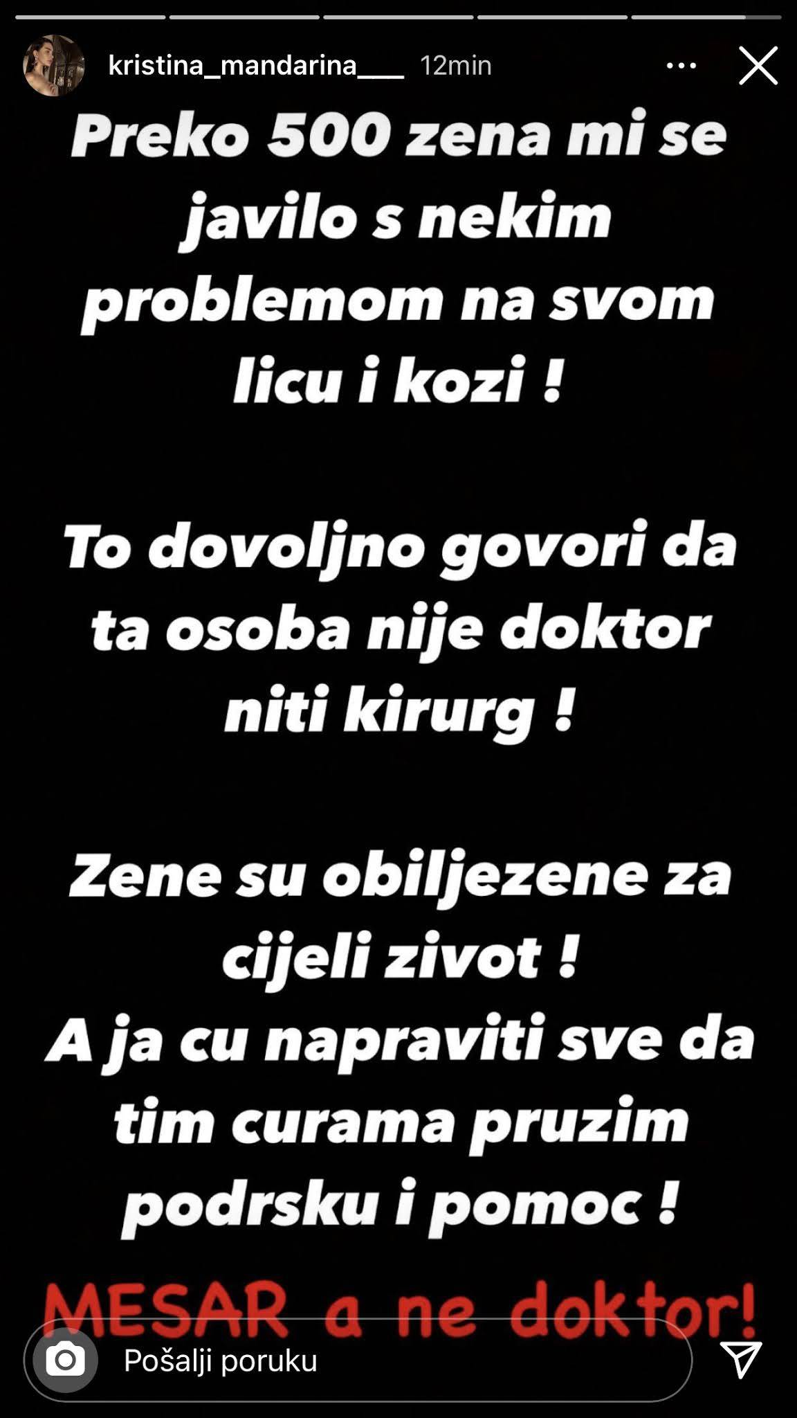 Mandarinin horor: On je mesar, a ne doktor! Unakazio me skroz