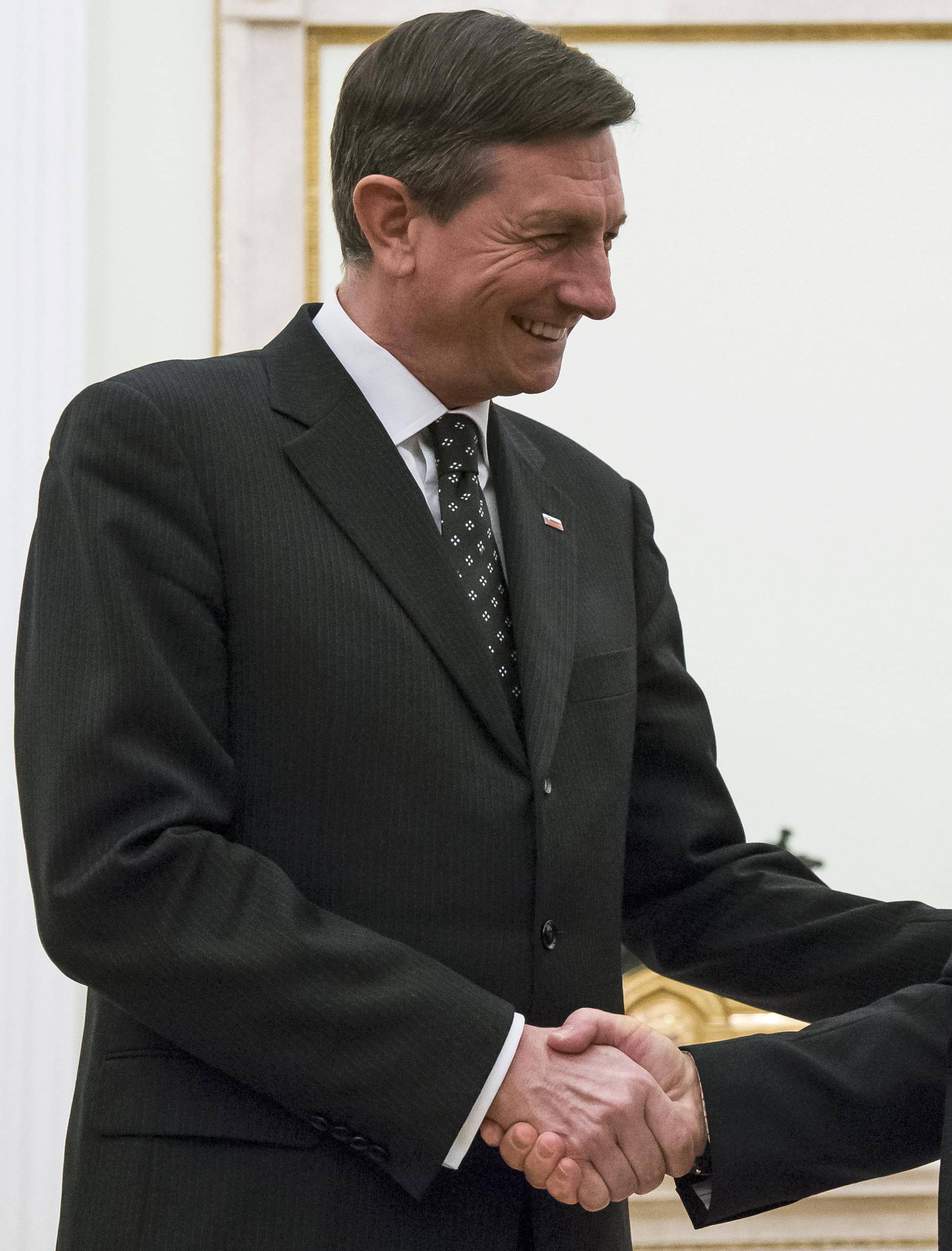 Russian President Putin meets his Slovenian counterpart Pahor in Moscow