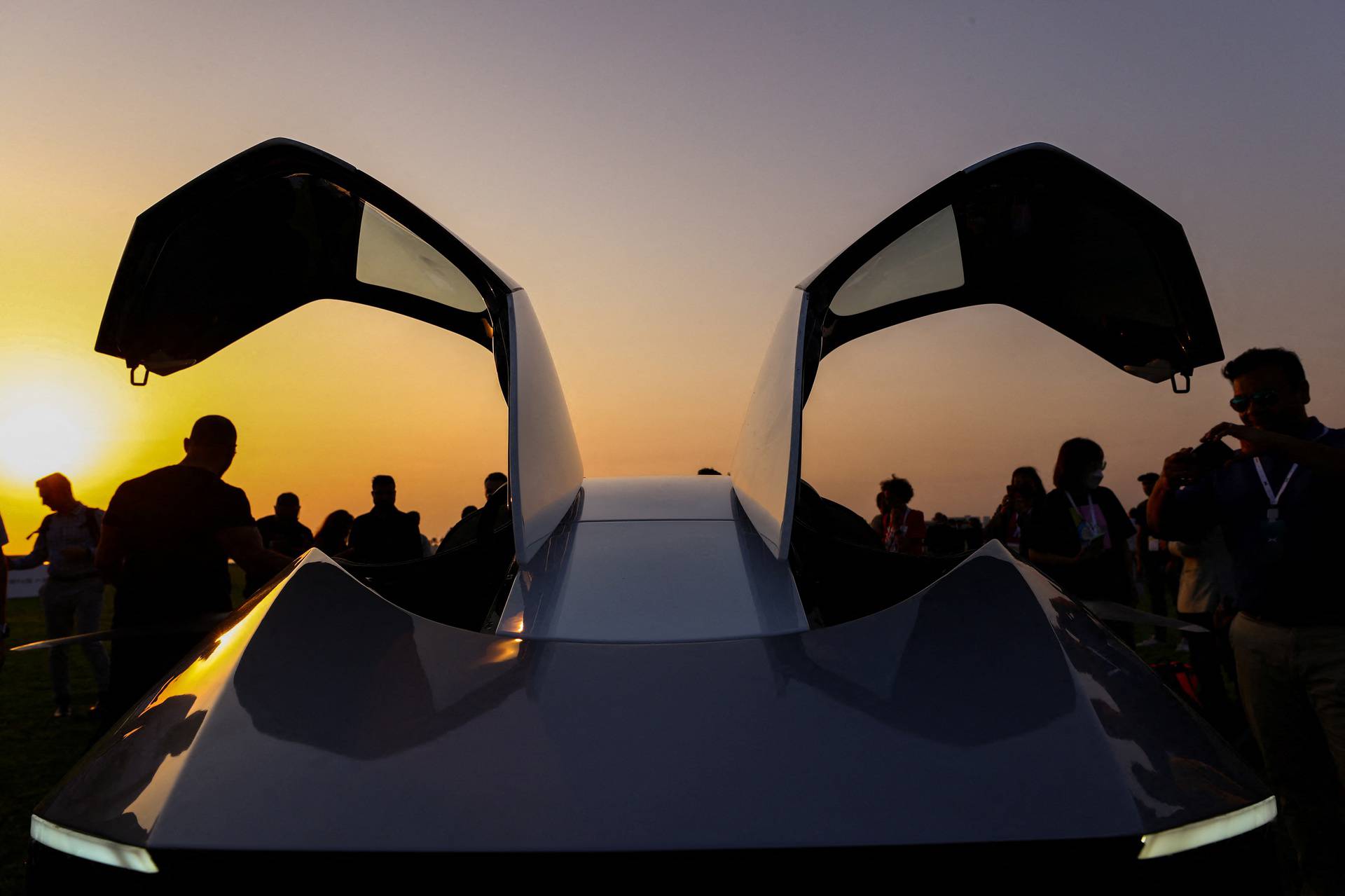 XPeng's eVTOL flying car X2 makes its first public flying in Dubai