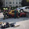 U Karlovcu su se natjecali tko može najbrže izvući ozlijeđene iz smrskanog automobila