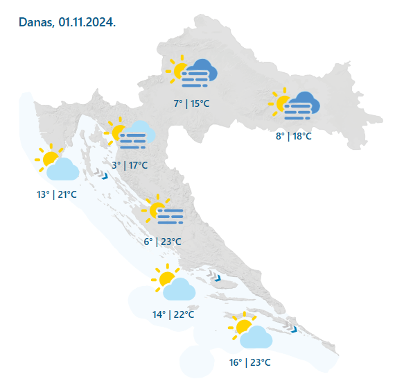 Odzvonilo je dugom babljem ljetu: Upalili žuti alarm zbog magle, u ponedjeljak prvi mraz!