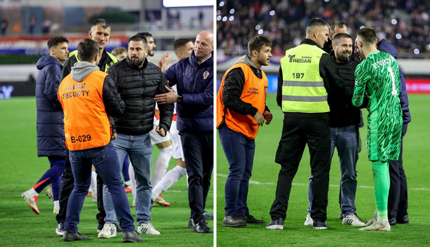 FOTO Redari zaustavili navijača koji je htio do 'vatrenih'. Onda se okrenuo Dominik Livaković