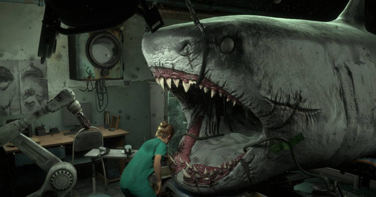 Curious about what it’s like in a shark’s mouth? In this simulator you brush his teeth