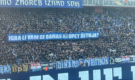 FOTO Pogledajte što su Boysi poručili igračima Dinama: 'Igra li vam se danas ili opet šetnja?'