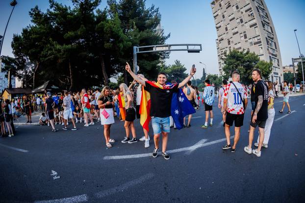 Split: Gužva za vrijeme dolaska posjetitelja na Ultru 