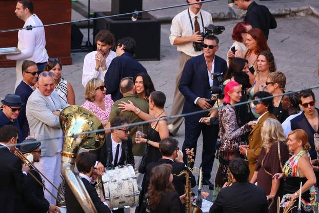 Dua Lipa celebrates wedding festivities with her husband Callum Turner in Palermo