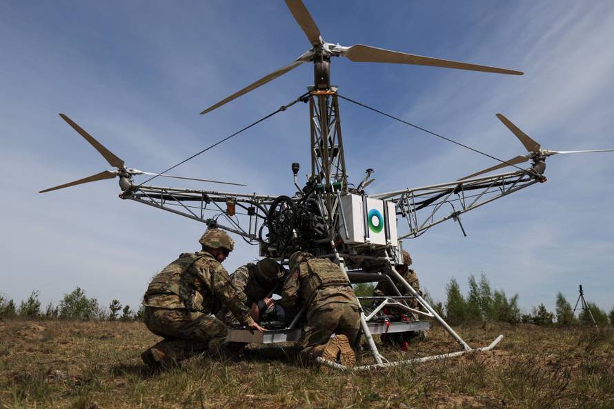 NATO troops test drone-assisted casualty evacuation in Poland