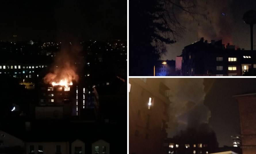 Veliki požar zahvatio je osam stanova, evakuirali sve stanare
