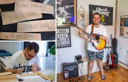 Fran (25) izrađuje letvice ljubavi unatoč invaliditetu: 'Tako želim sam zaraditi za gitaru Ibanez'