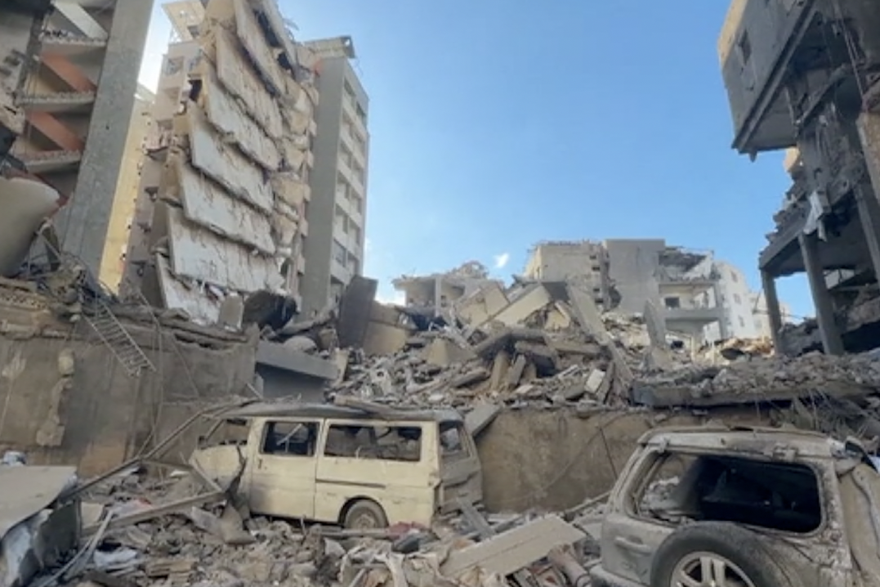 Razaranje u ju&zcaron;nim predgra&dstrok;ima Bejruta nakon izraelskih napada