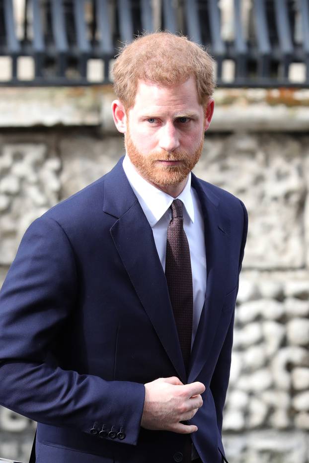 Prince Harry and Meghan Markle leaving St Martins in the Fields after the Stephen Lawrence memorial service