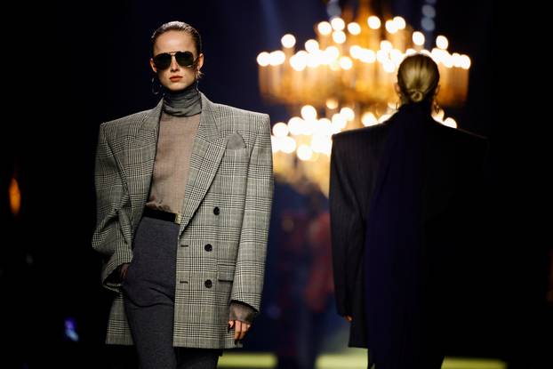 Saint Laurent Fall-Winter 2023/2024 collection at Paris Fashion Week