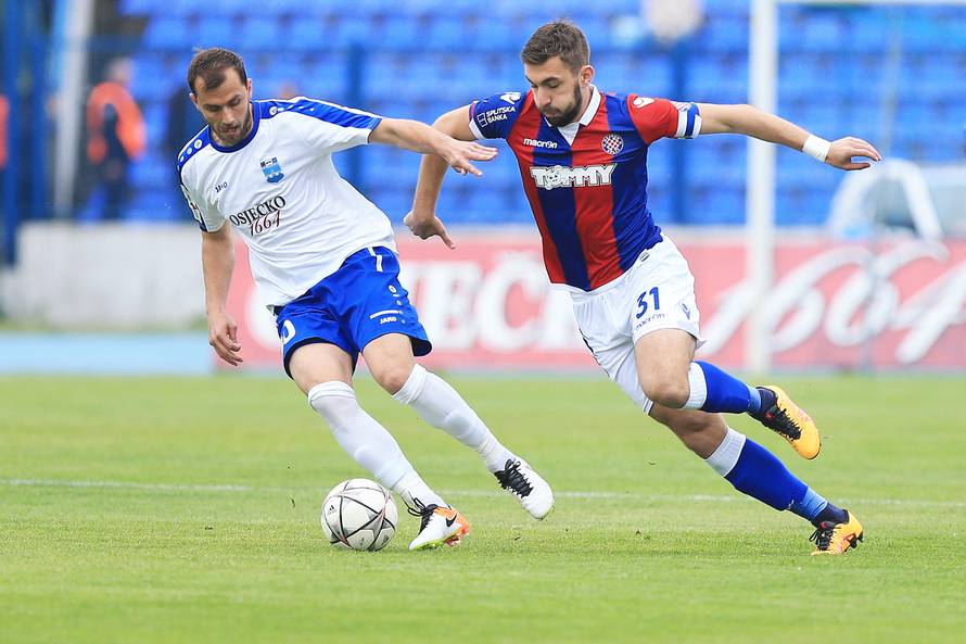 Josip Knežević s 2 gola srušio Hajduk za kraj Osijekova posta