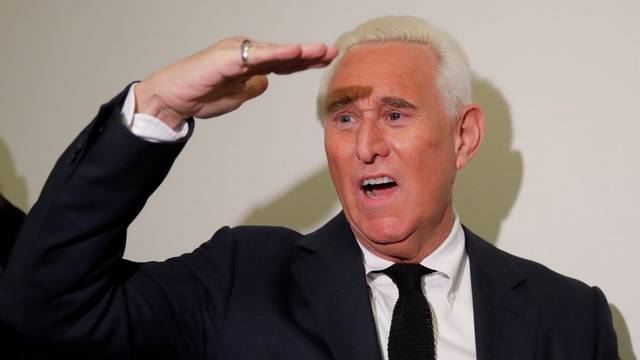 FILE PHOTO: Political operative Roger Stone waits for testimony at a House Judiciary Committee hearing on Capitol Hill in Washington