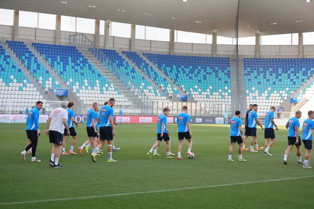 Osijek: Trening češke nogometne reprezentacije