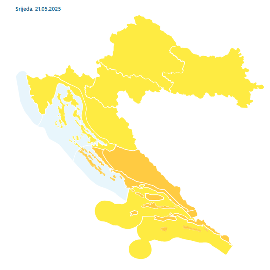 Pogledajte što ide prema Hrvatskoj! Moguća i tuča!
