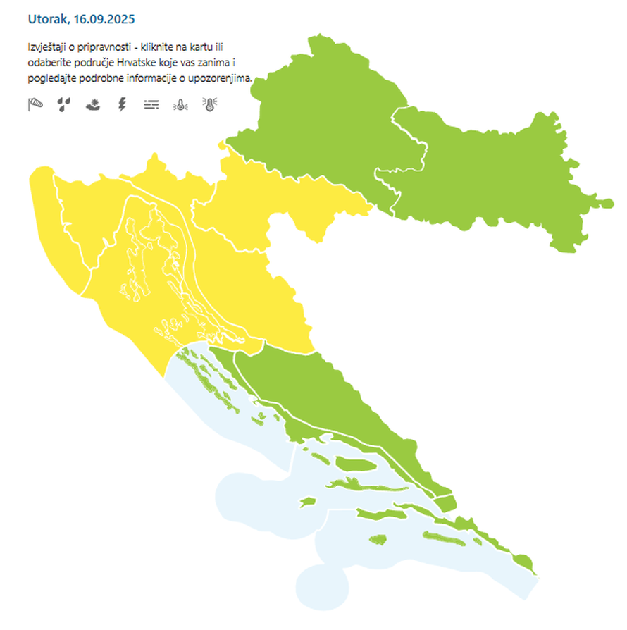 FOTO Stiže nevrijeme sa sjevera