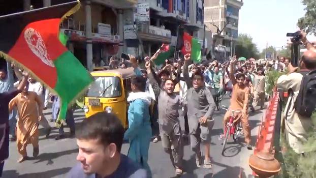 Anti-Taliban protest in Jalalabad