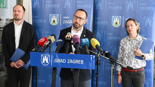 Zagreb: Gradonačelnik Tomašević održao je redovitu konferenciju za medije o aktualnostima u gradu