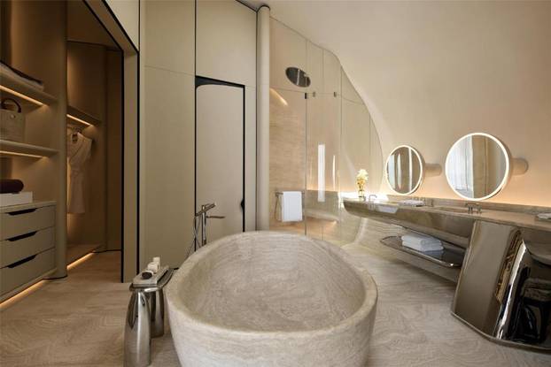 FOTO Shebara Resort je dragulj moderne arhitekture! Spavate u 'školjki' koja pluta na moru...