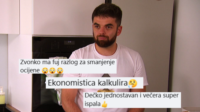 Gledatelji 'Večere za 5' kritizirali Zvonka i Leu: 'Ona kalkulira, a on ima fuj razlog za devetku!'