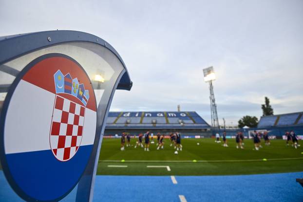 Zagreb: Hrvatski nogometni reprezetativci odradili trening