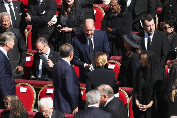 Rome, Death of Pope Francis - Funerals, Italian Politicians