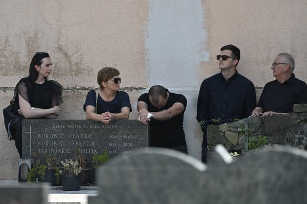 Zagreb, 18.06.2025 - Pogreb Andree Kosinec na Sestinskom groblju