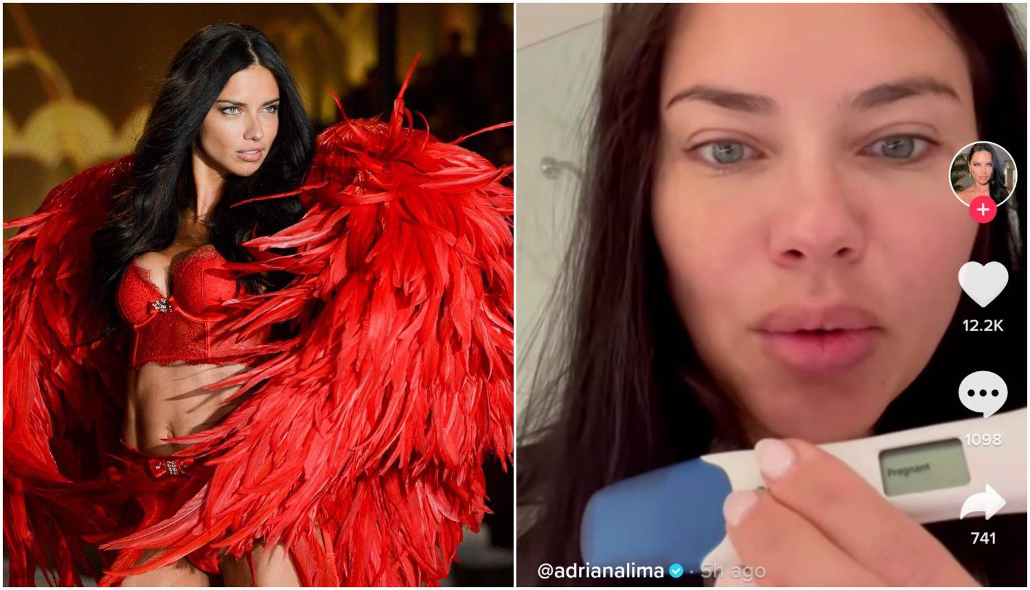 Adriana Lima videozapisom na TikToku otkrila da je trudna