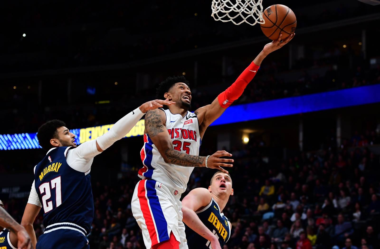 NBA: Detroit Pistons at Denver Nuggets