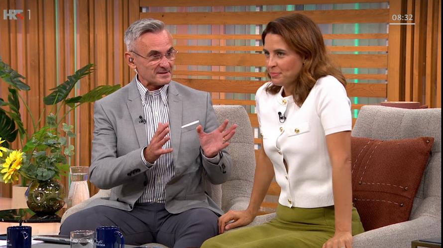 Davor Meštrović poljubio Pinčić uživo u 'Dobro jutro, Hrvatska'