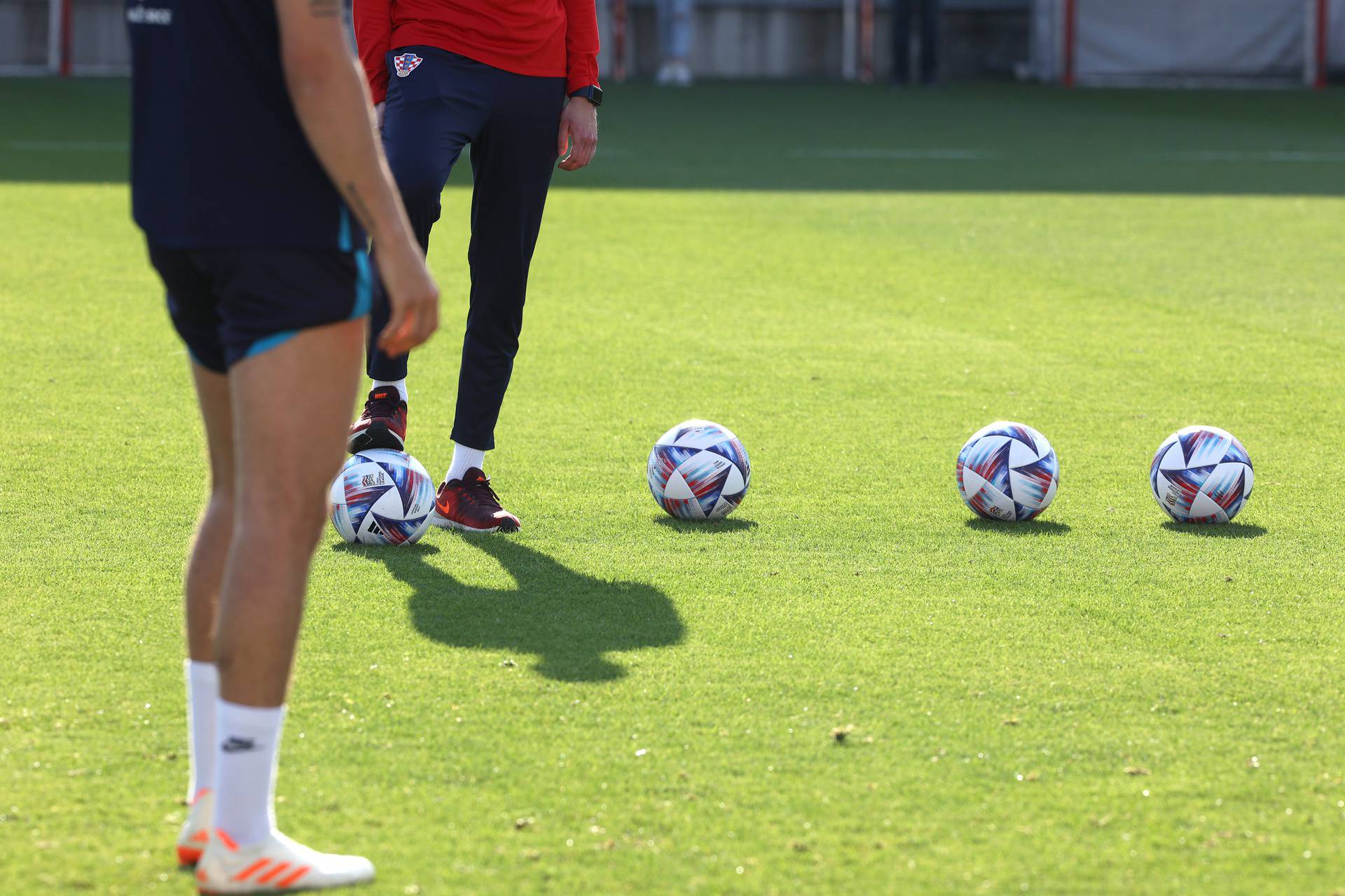 Rijeka: Na stadionu Rujevica održan trening Hrvatske nogometne reprezentacije 