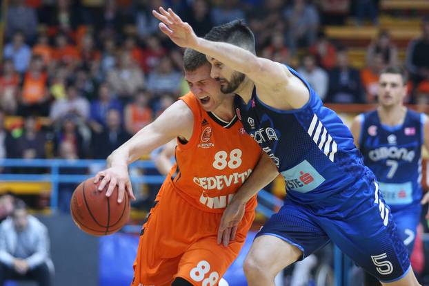 Zagreb: Četvrta utakmica finala Premijer lige, KK Cedevita - KK Cibona