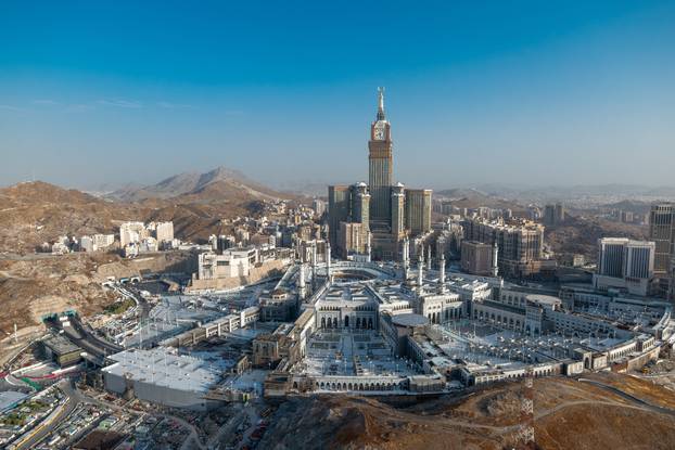 General view of the Grand Mosque during the hajj pilgrimage in the holy city of Mecca