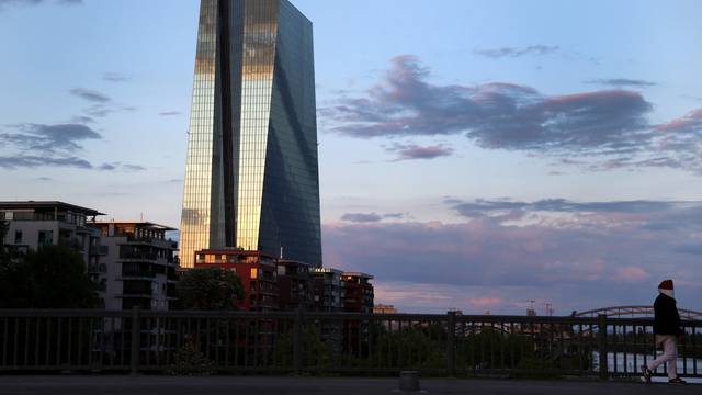 FILE PHOTO: The headquarters of the European Central Bank in Frankfurt, Germany,
