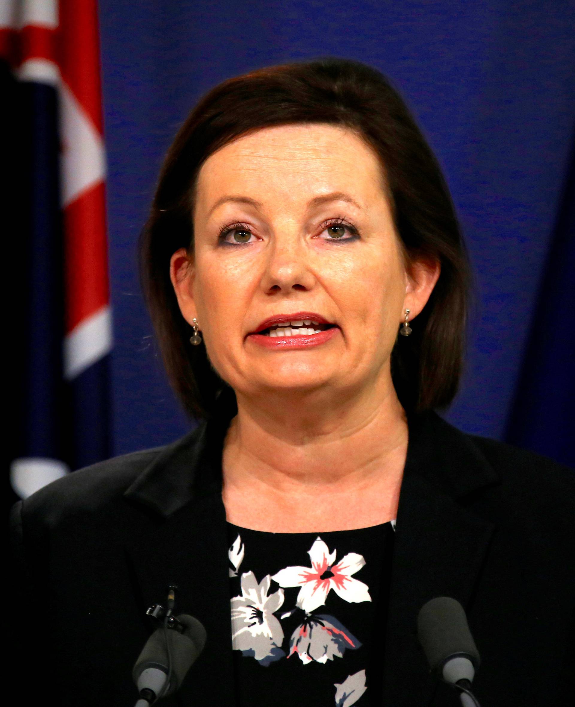 FILE PHOTO - Sussan Ley, Australia's Minister for Sport, speaks during a media conference in Sydney, Australia