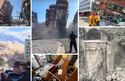 VIDEO Razoran potres pogodio Tajvan: Devet ljudi je poginulo, više od 700 ih je ozlijeđeno