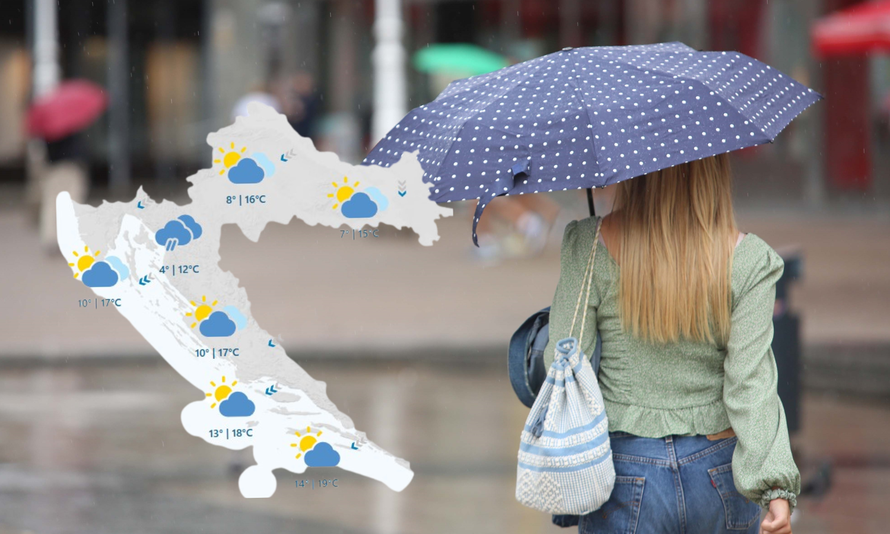 Nazire li se kraj kiši i buri? Jače pogoršanje krajem tjedna, a za jedan dio i crveno upozorenje!