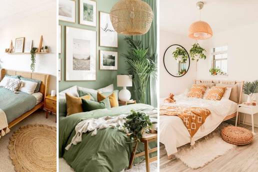 15 ideja za boho spavaću sobu