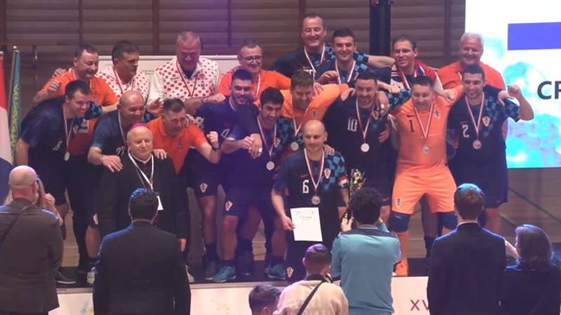 VIDEO Hrvatska svećenička reprezentacija viceprvak Europe