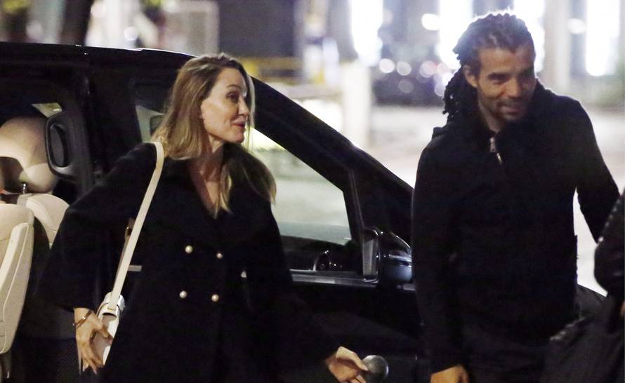EXCLUSIVE: Angelina Jolie is seen for the first time since she was accused of ‘playing games’ with ex-husband Brad Pitt by trying to turn their kids against him.