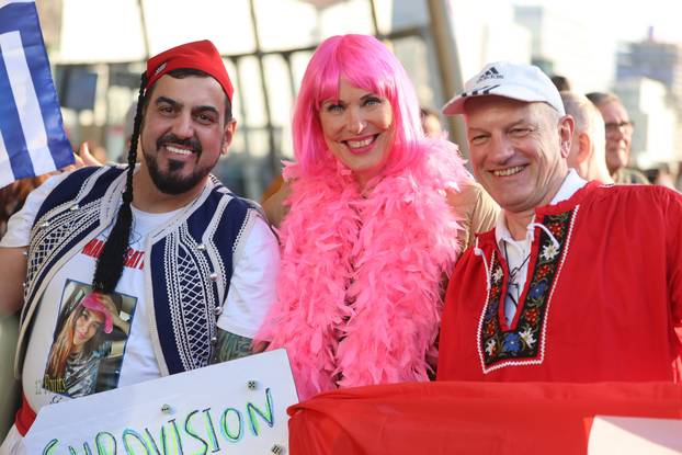 Malmo: Atmosfera ispred dvorane uoči finalne večeri Eurosonga