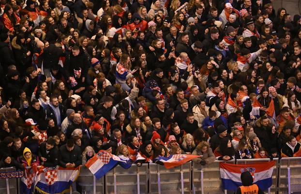 Zagreb: Docek broncanih rukometasa