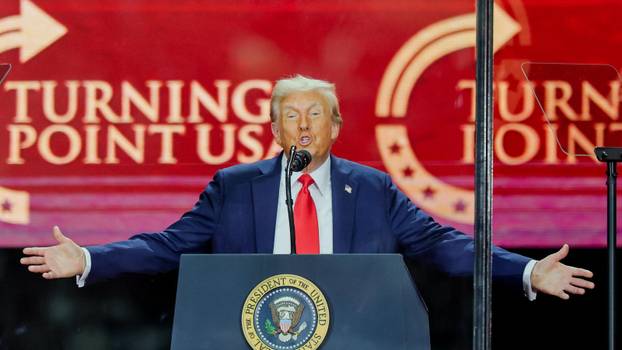 Memorial service for slain conservative commentator Charlie Kirk, in Glendale