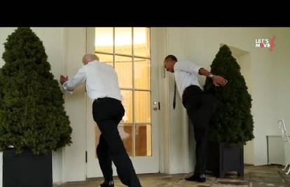 Sve za Prvu damu: Obama i Biden trčali su po Bijeloj kući 