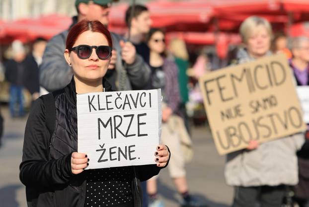 Zagreb: Muška molitva i popratni prosvjed na glavnom gradskom trgu