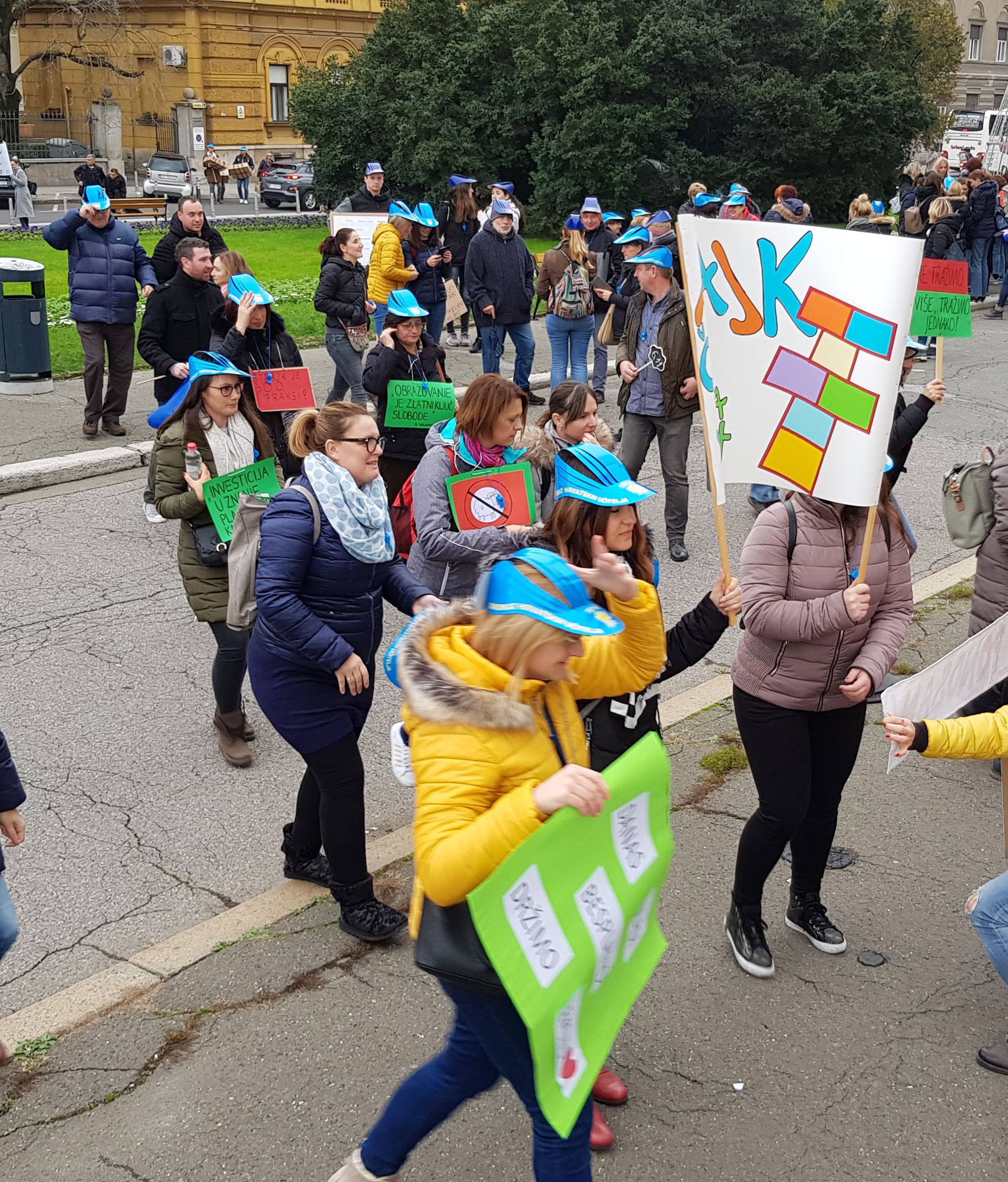 Zagreb: Okupljanje za veliki prosvjed Hrvatska mora bolje