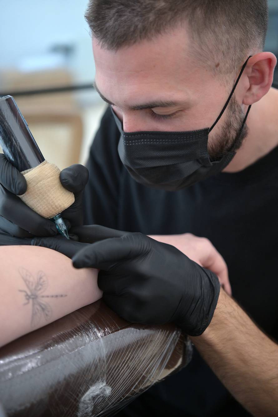 Zagreb: Ivan i Matea Leš, vlasnici zagrebačkog tattoo studija Tattoorroom