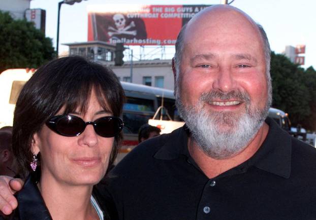 FILE PHOTO: Rob Reiner, the director of the cult film " This Is Spinal Tap"  arrives with wife Michelle